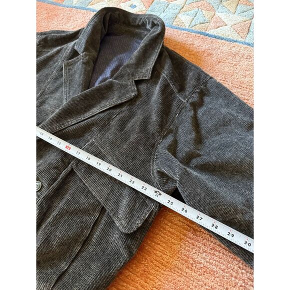Mr Style Vintage Dark Gray Corduroy Bomber Jacket Cyprus Men’s L - Picture 4 of 10